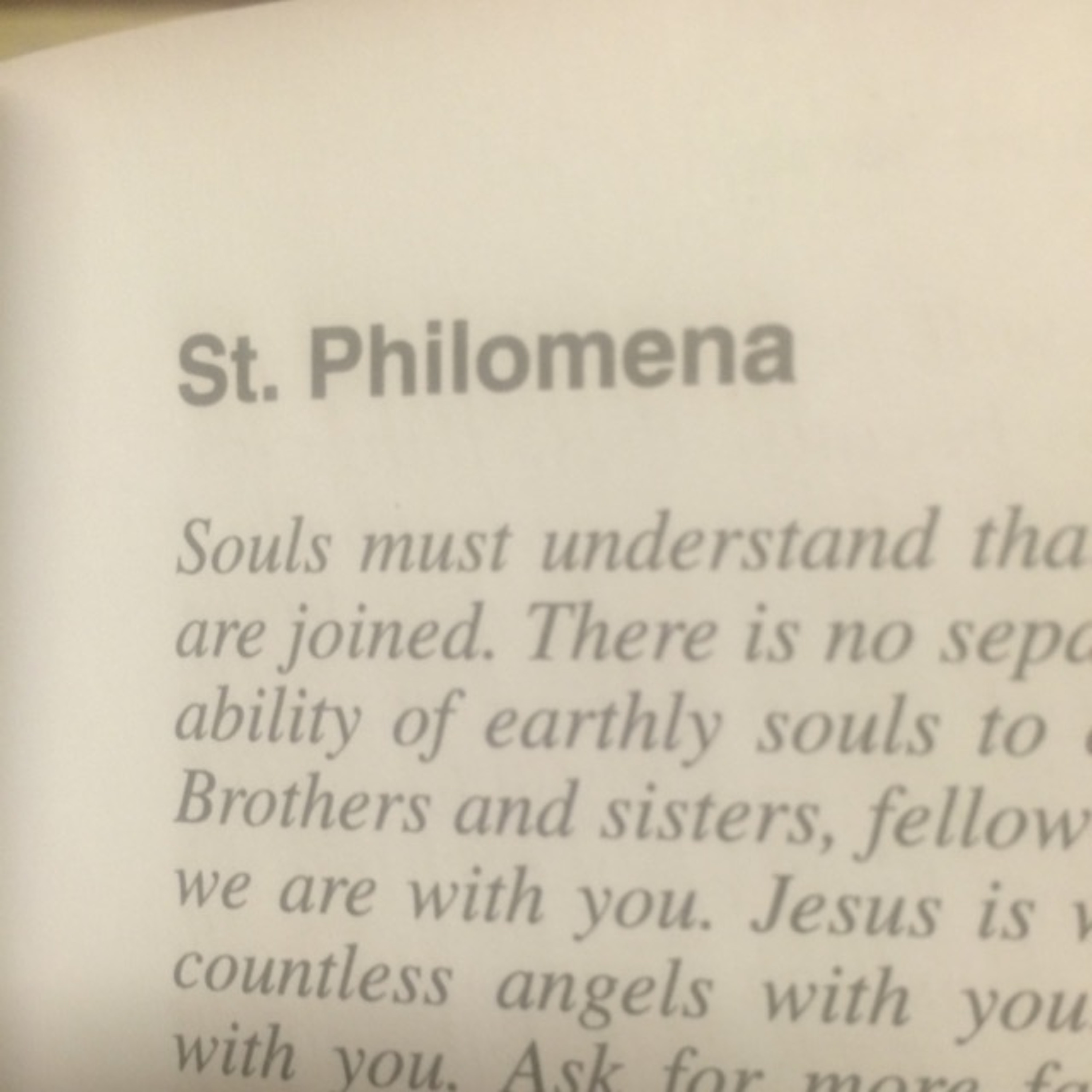 St Philomena episode artwork