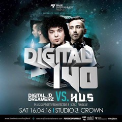 Digital Dreamerz & H.U.S Pres - Digital 140 Promo Mix