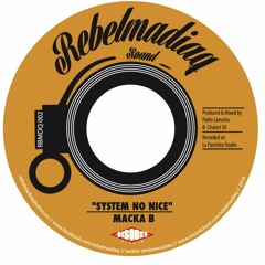 Macka B - System No Nice (Disobey Riddim). Rebelmadiaq Sound