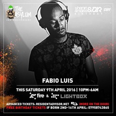 Fabio Luis Live @ The Asylum, Lightbox 9.04.16