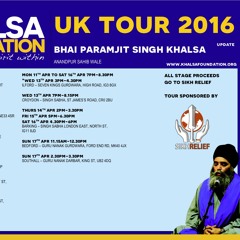 01 Bhai Paramjit Singh Ji Khalsa (Anandpur Sahib) - 23March2016,Derby (UK)