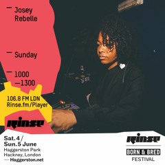Rinse FM Podcast - Josey Rebelle - 10th April 2016