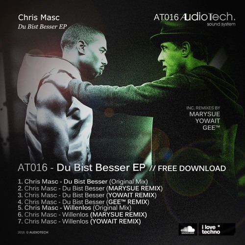Chris Masc - Du Bist Besser (YOWAIT REMIX) [AT016 - Audiotech] // FREE DOWNLOAD
