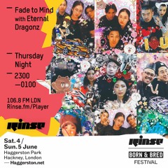 Rinse FM Podcast - Fade To Mind w/ Eternal Dragonz - 14th April 2016