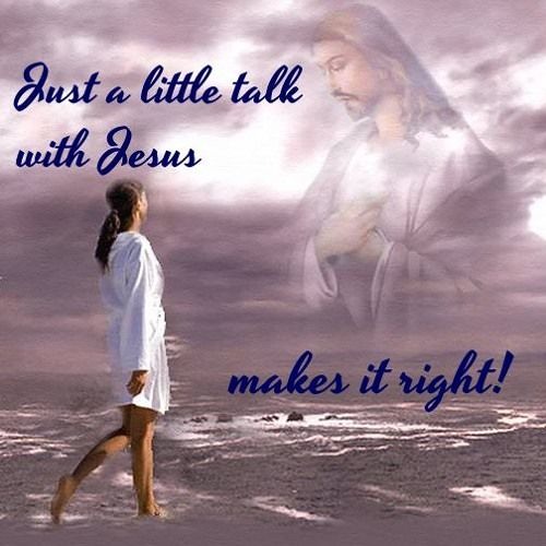 Just A Little Talk With Jesus by fishHead Schneider