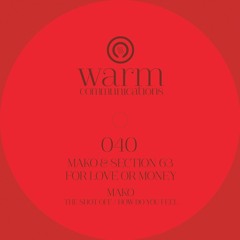 Mako - How Do You Feel? [WARM040] | Out May 6
