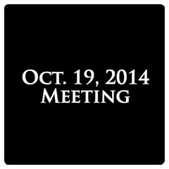 Meeting with Stake President - Oct. 19, 2014