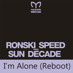 MRC036 Ronski Speed Pres Sun Decade - I'm Alone (Indecent Noise Remix) OUT NOW !!!