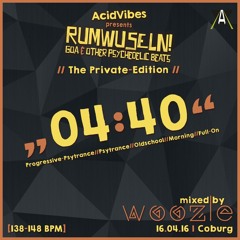 Woozle // at RUMWUSELN! / 04:40h-Trip-Mix [16.04.16]