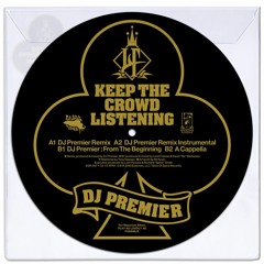 Lord Finesse • Keep The Crowd Listening (DJ Premier Instrumental)• 10" VINYL