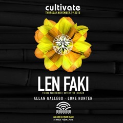 Luke Hunter (open for Len Faki @ Treehouse Miami) 11.19.2015