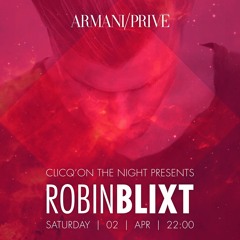 ROBIN BLIXT Live @ Armani/Prive (HK) Saturday 02 April 2016