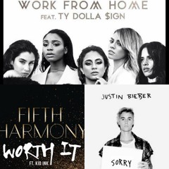 Fifth Harmony² & Justin Bieber - (Work From Home) (Worth It) (Sorry) Mashup