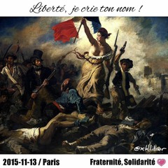 PrayForParis - ♬ Liberté, Je Crie Ton Nom ! (13/11/2015 - Handpan Improv) [xkliber's DarkPulsART]