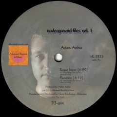 Adam Arthur / Michael Kuntzman - Underground Files EP - Vol. 1 Alleviated Records ML2233