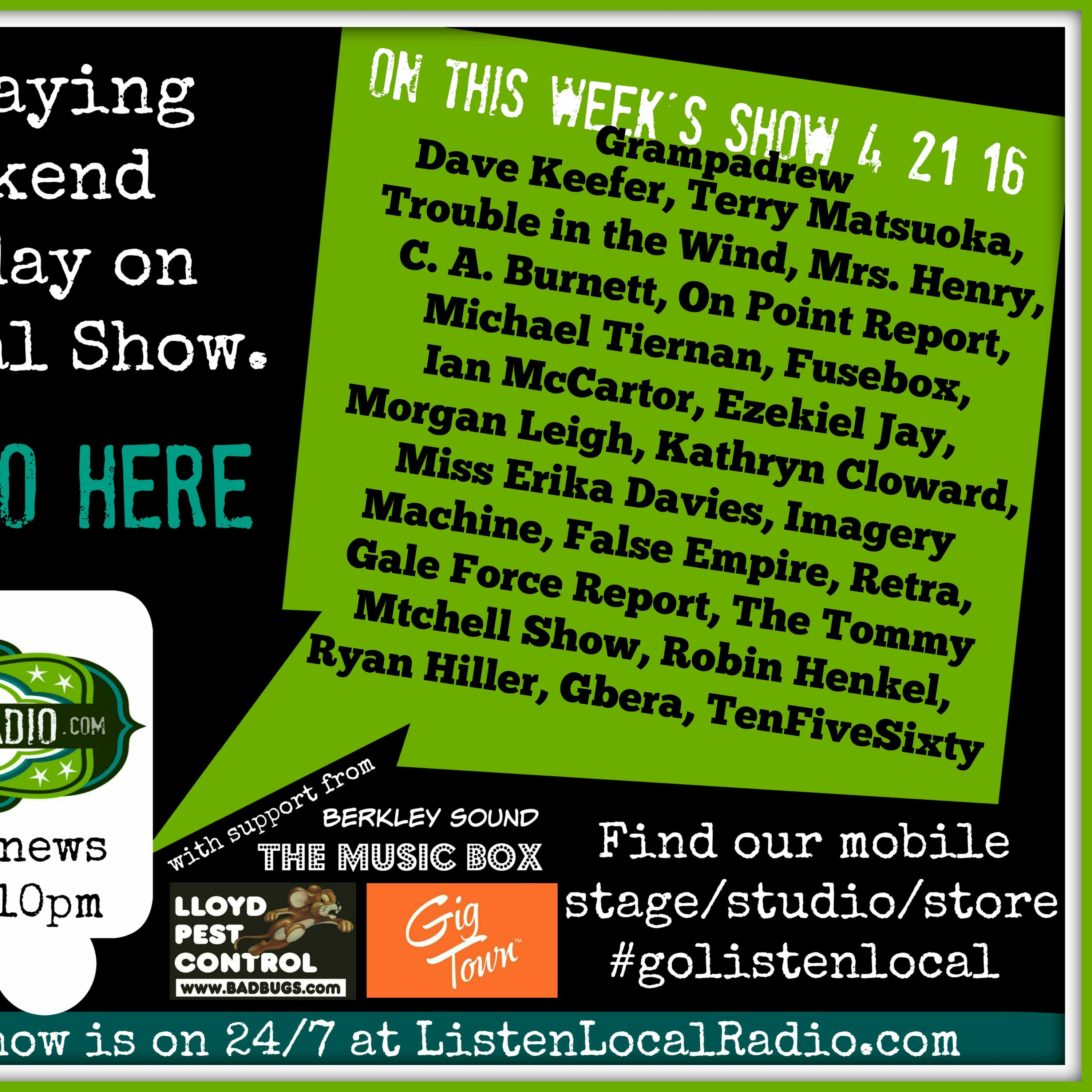 The Listen Local Show 4 21 16 episode artwork