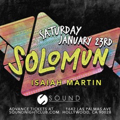 Sound Opening Set For Solomun - Isaiah Martin Live