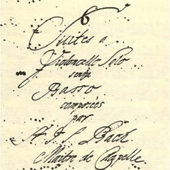 Bach Cello Suites - 3 - BWV1009 - Bouree Nylon Concert Guitar Rendering 441 - 16
