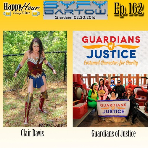 Episode 162 - Syfy Bartow 2016 Live - Clair Davis & Guardians Of Justice
