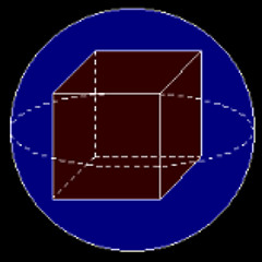 Würfel in der Kugel (quadrat im kreis 3D wemix)