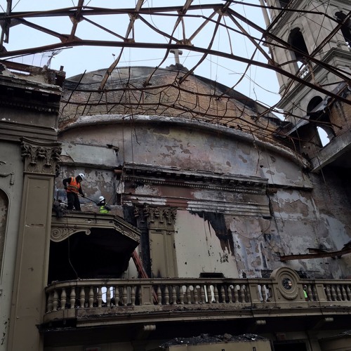 Restoration efforts underway at the Shrine of Christ the King church