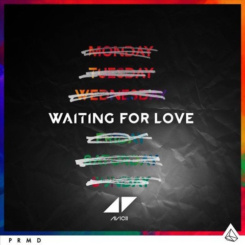 Waiting For Love Avicii Lyrics Sticker for Sale by elizastogan