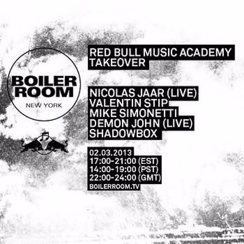Nicolas Jaar - Unreleased Boiler Room NYC