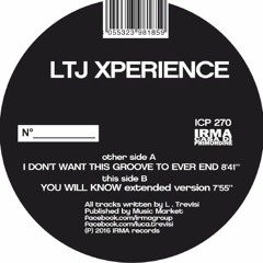 Ltj Xperience - You Will Know (extended vinyl version) snippet
