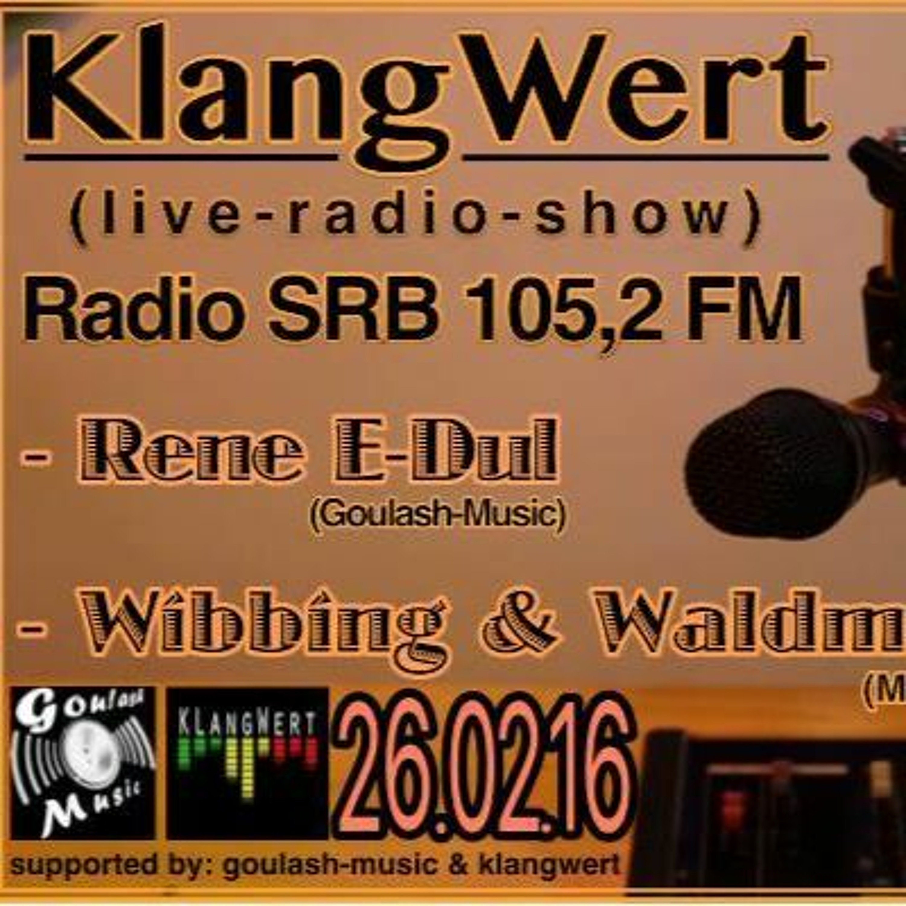 Rene E-Dul @ Klangwert Radioshow 26.02.2016 episode artwork