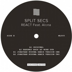 Split Secs -" React " Feat Alona (Jonathan Kusuma Remix VERSION TWO)