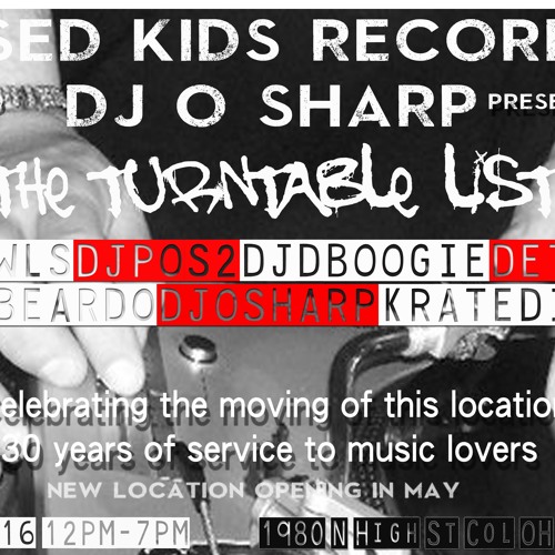 @detox614 #theturntablelist 4_24_16 @used_kids_records