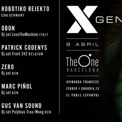 Warm up X Generation Festival Barcelona 2016 By OBON