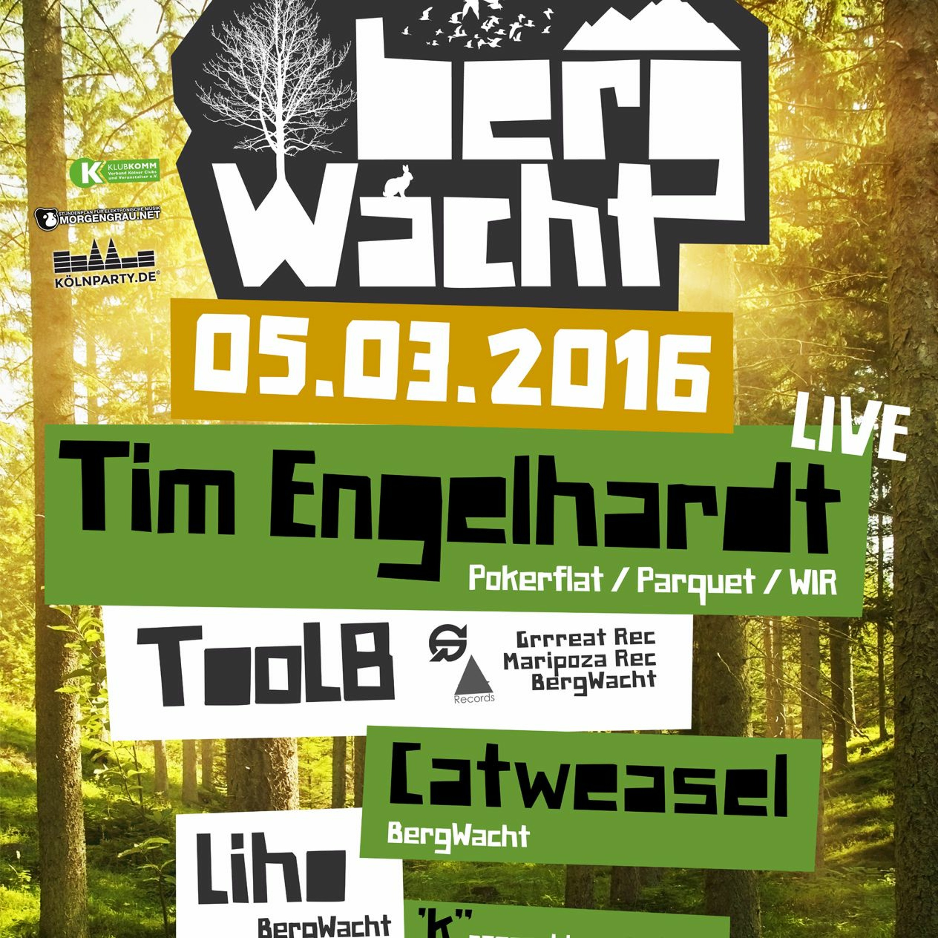 Catweasel @ BergWacht Artheater Cologne Warm Up Mix 05.03.2016 episode artwork