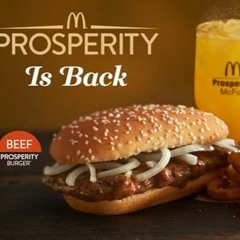 McDonald's Prosperity Burger- Beef