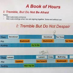 Book of Hours, Bob Ostertag at Studio Alta, Prague, vs. Interpretation 2016