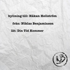 Din Tid Kommer [Håkan Hellström][Cover]