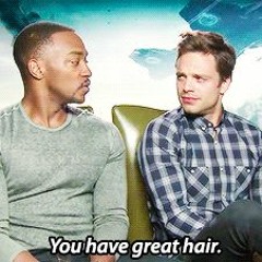 Captain America : Civil War — La table ronde d'Anthony Mackie et Sebastian Stan