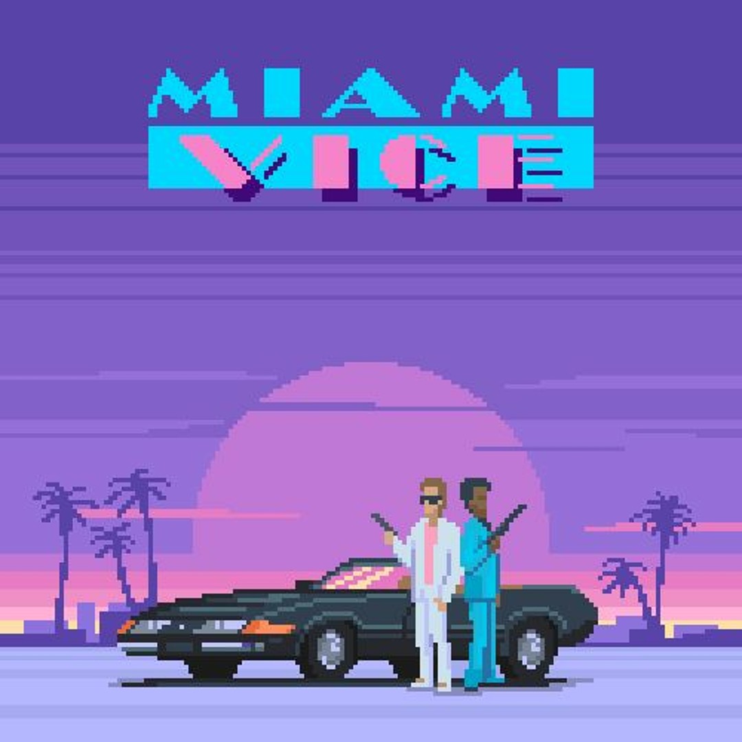 お歳暮 人気 オシャレ Stream Miami by 64 Theme Main Vice Miami Album)- (8-Bit Vice アート・デザイン・音楽