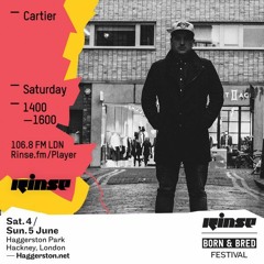 Rinse FM Podcast - Cartier - 30th April 2016
