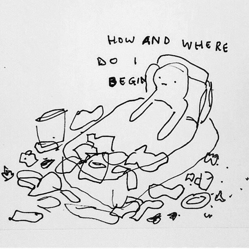 a mind filled with clutter.