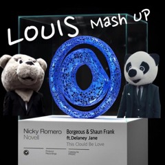 Nicky Romero VS Borgeous & Shaun Frank Feat. Delaney Jane - Novell Could Be Love (Louis Mashup)