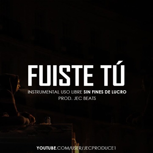 Fuiste tú | Instrumental Piano triste | Guitarra | Drums Rap | Prod. Jec Beats