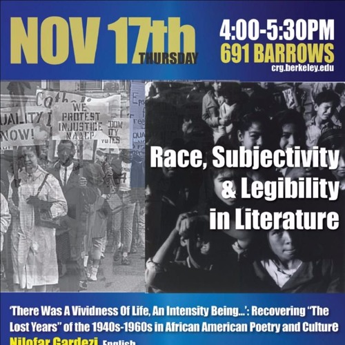 Race, Subjectivity, & Legibility in Literature