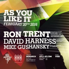 Ron Trent at As You Like It 02.20.16