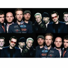 U2 & Coldplay - Clocks & City of Blinding Lights