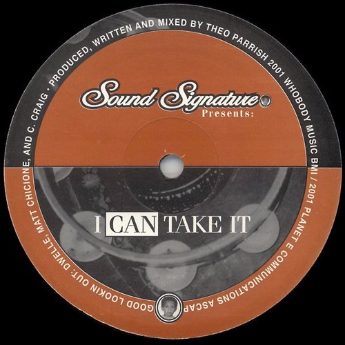 Theo Parrish - I Can Take It