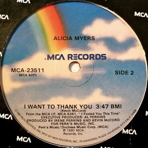 Alicia Myers - I Wanna Thank You (Nomad Re-Flip)