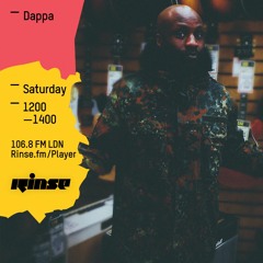 Rinse FM Podcast - Dappa - 7th May 2016