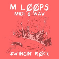 ML001 Swingin' Rock Drum Loop @ 95bpm