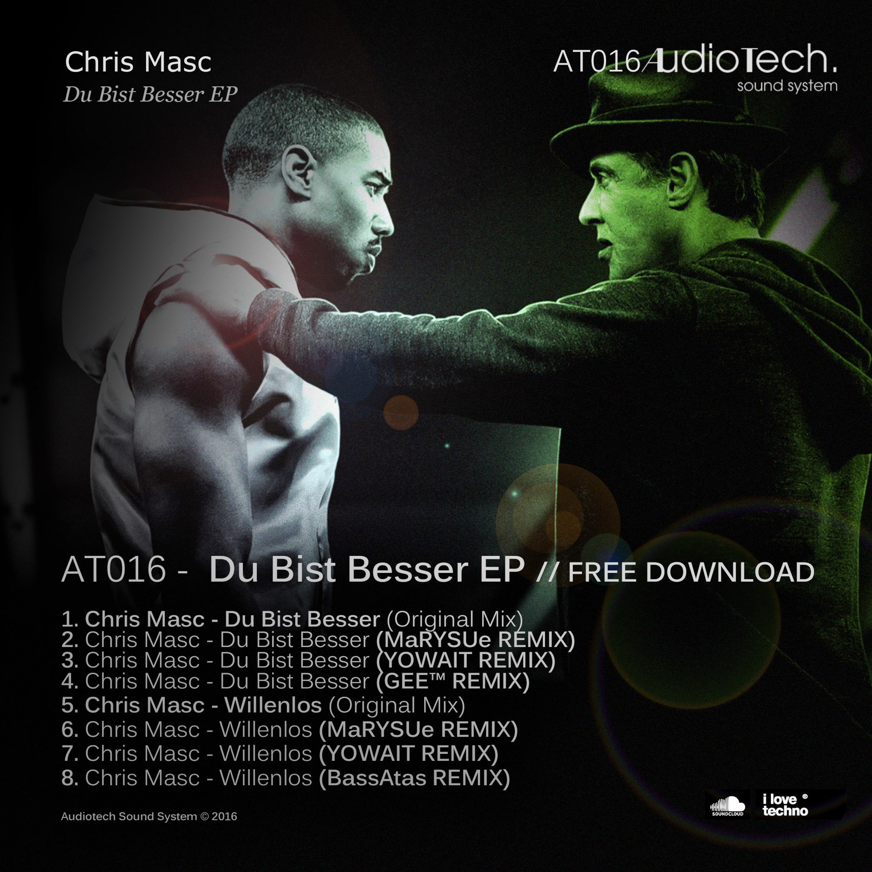 Chris Masc - Willenlos (Original Mix) [AT016 - Audiotech] // FREE DOWNLAOD